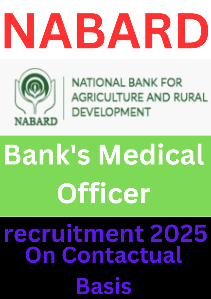 NABARD Bank's Medical Officer recruitment 2025