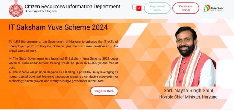 Haryana IT Saksham Yuva Yojana 2025