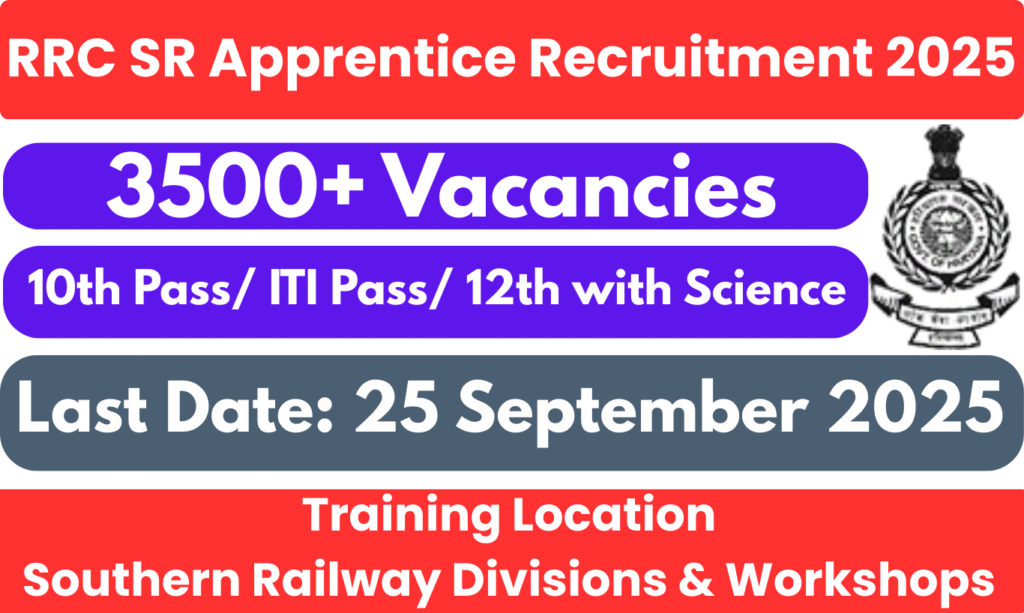 RRC SR Apprentice Recruitment 2025