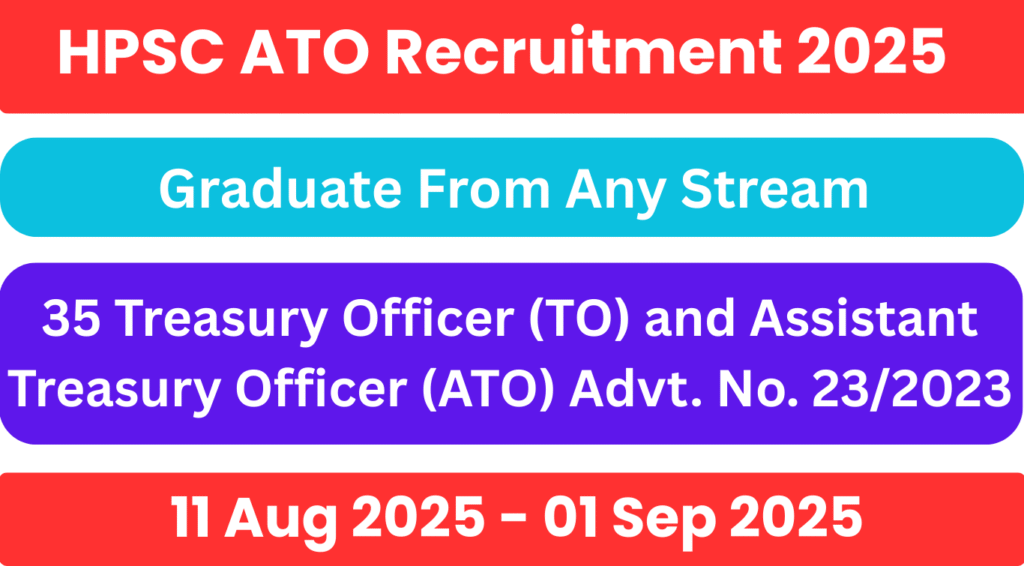 HPSC ATO Recruitment 2025