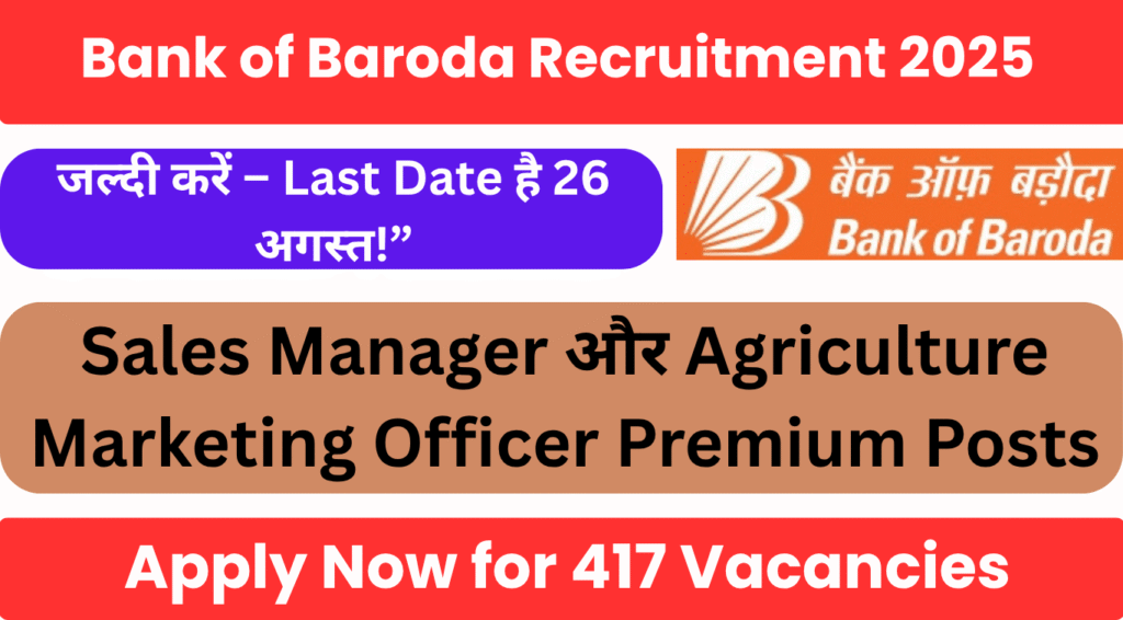 Bank of Baroda Recruitment 2025